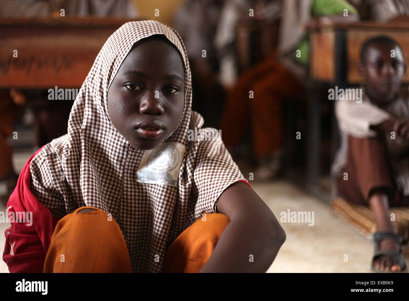 École primaire islamique au Nigeria Banque D'Images