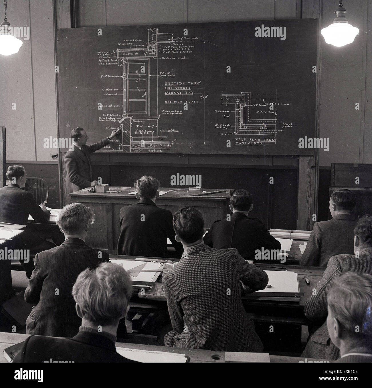 Années 1950, historiques, de l\'intérieur photo de jeunes étudiants ... Années 1950, historiques, de l\'intérieur photo de jeunes étudiants ...