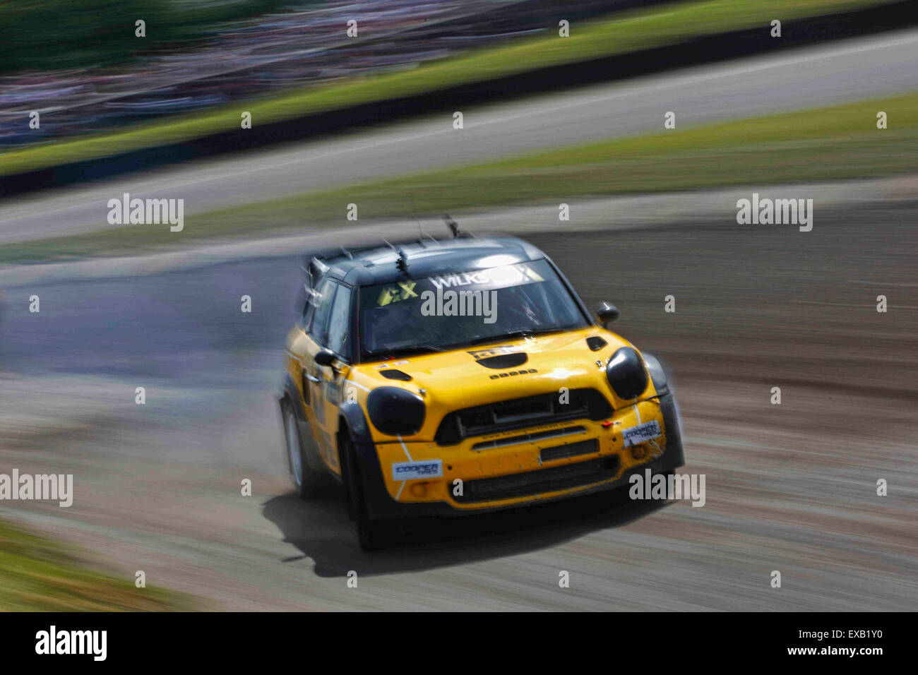 Lydden Hill, Canterbury, Kent, UK. 25 mai, 2015. La WRX Championnats du monde organisés à circuit Lydden Hill. 37- Guy Wilks - JRM Racing - MINI RX © Plus Sport Action/Alamy Live News Banque D'Images