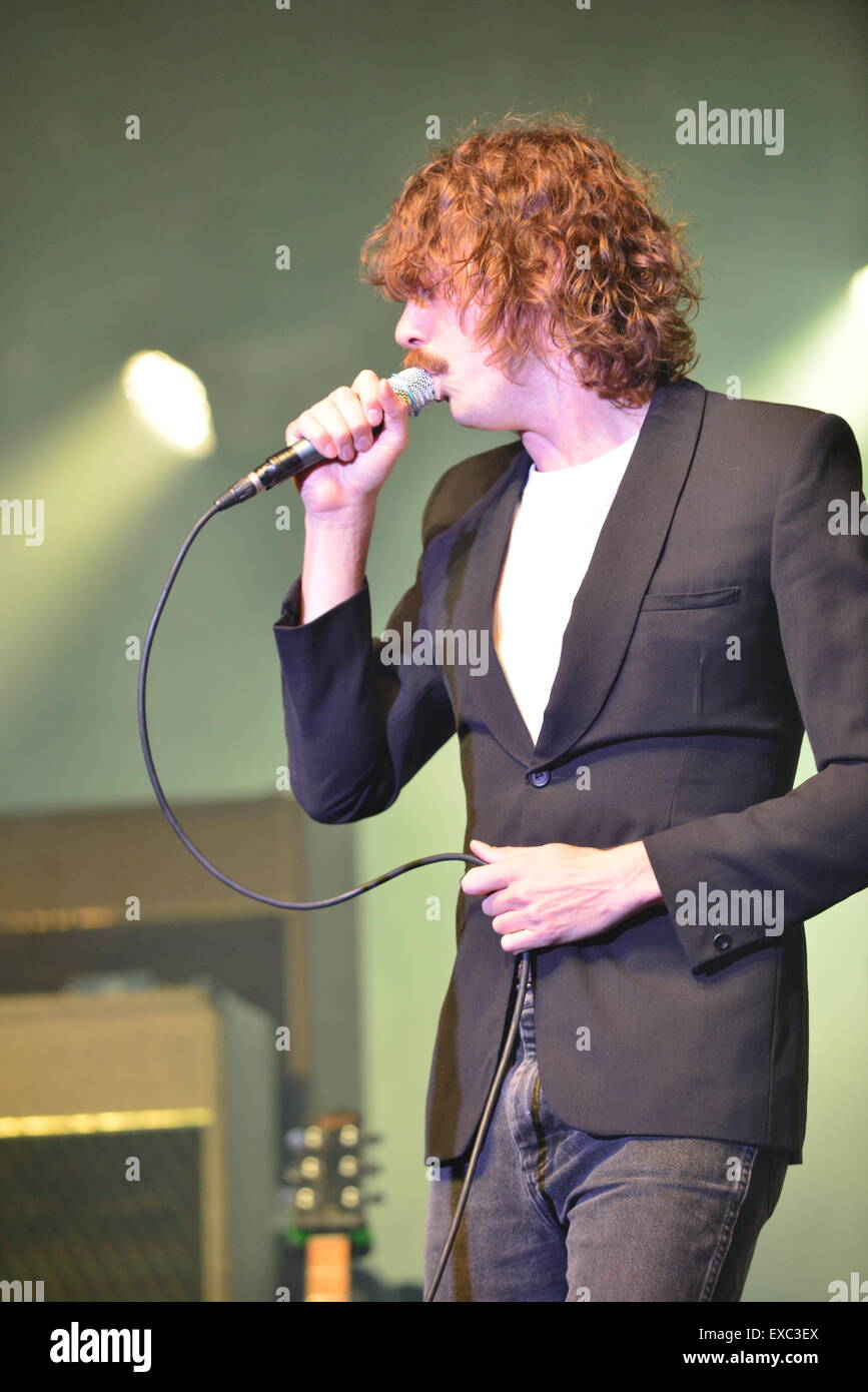 L'Oxfordshire, UK. 10 juillet, 2015. Razorlight live at th:Cornbury Festival UK 10 Juillet 2015 Crédit : Catherine Brown/Alamy Live News Banque D'Images