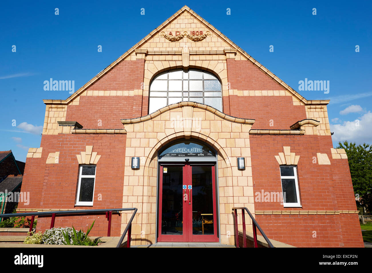 JNR8 Community Centre Photo Whalley Range Manley Park Eglise Méthodiste sur Egerton Rd North UK Grande-bretagne British United Banque D'Images