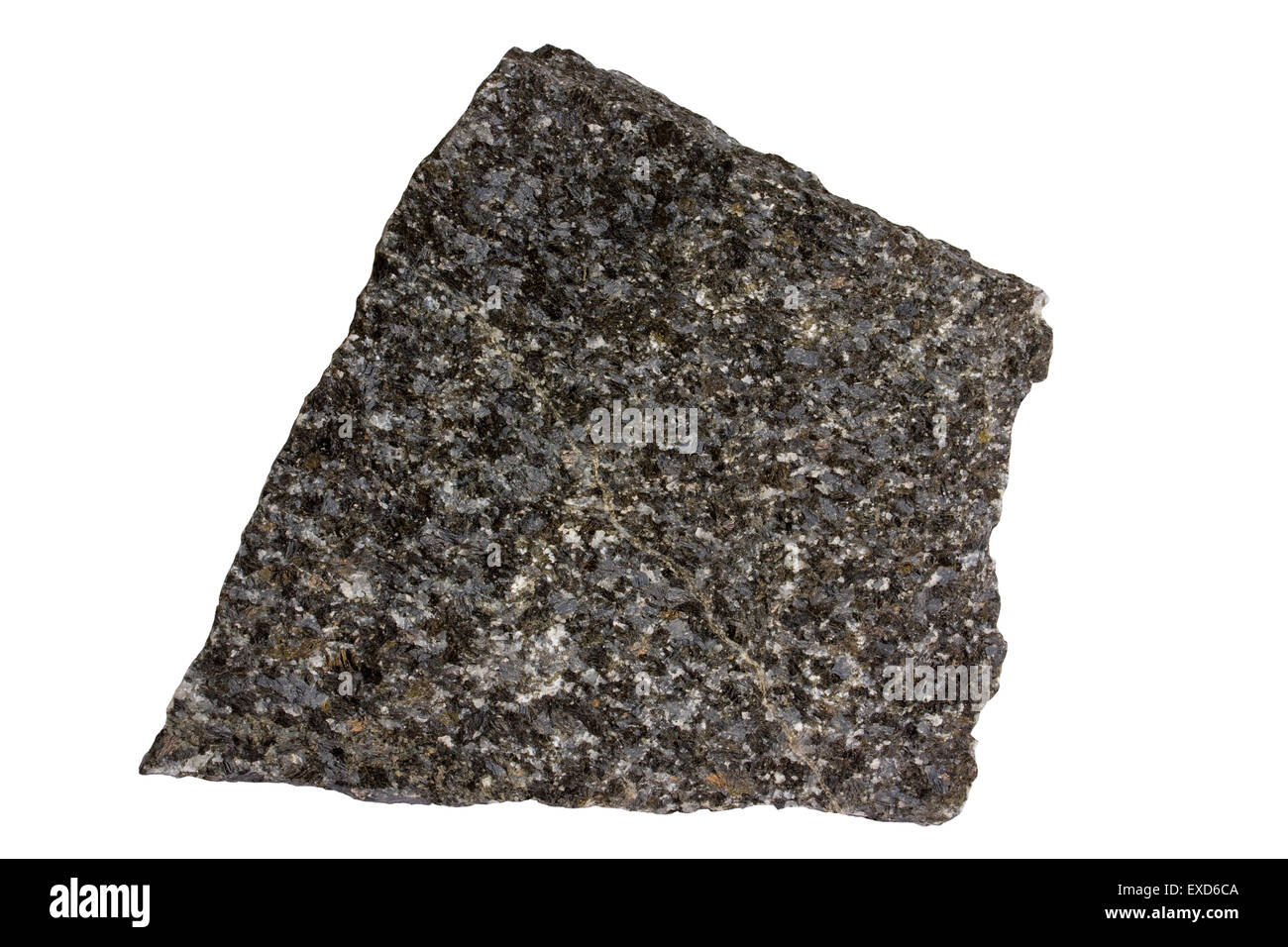 L'amphibolite (roche métamorphique) Banque D'Images