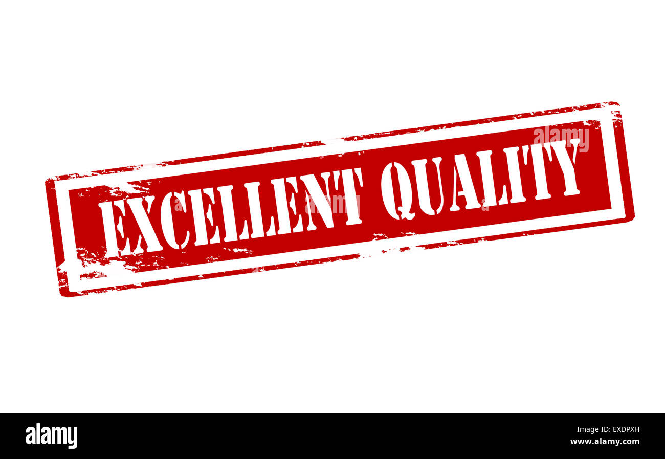 Timbres en caoutchouc avec du texte à l'intérieur d'excellente qualité, illustration Banque D'Images