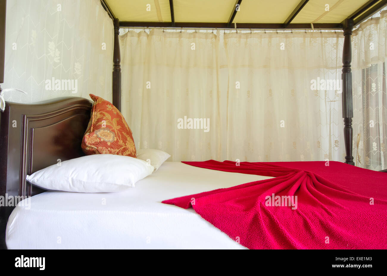 Traditionnel Sri-lankais de style de décoration intérieure Banque D'Images