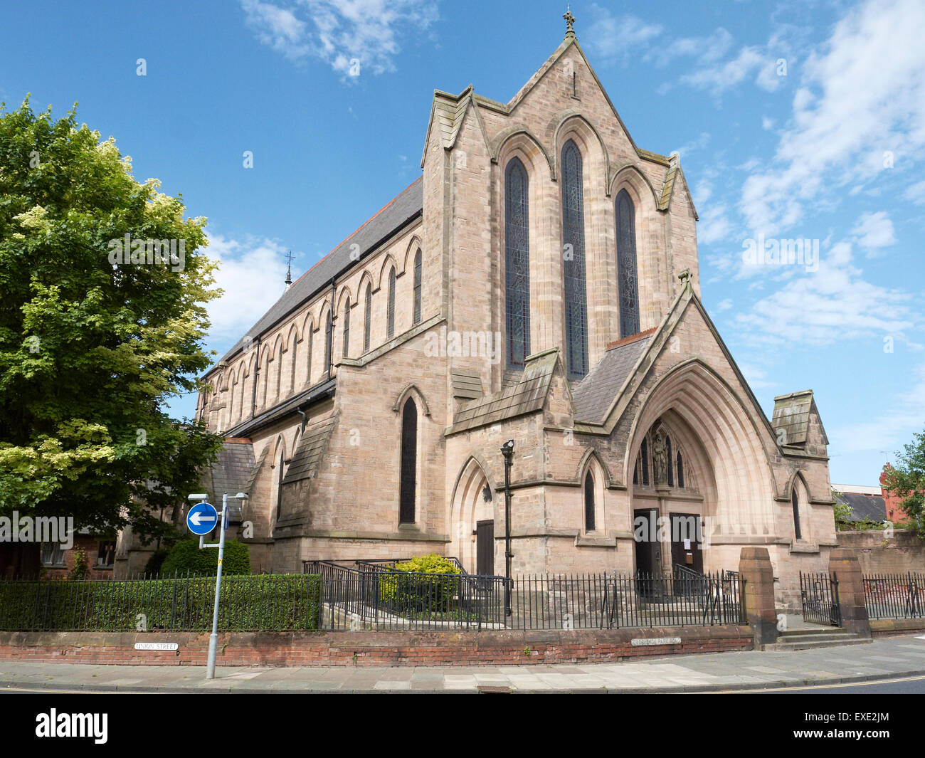 Saint Werburgh's Catholic Church à Chester Cheshire UK Banque D'Images