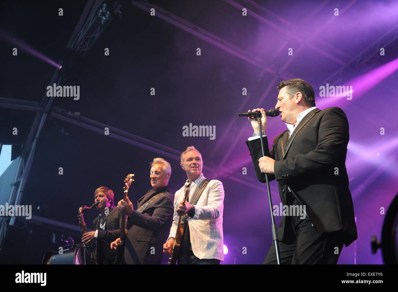 Spandau Ballet Festival 2015 à Henley Banque D'Images