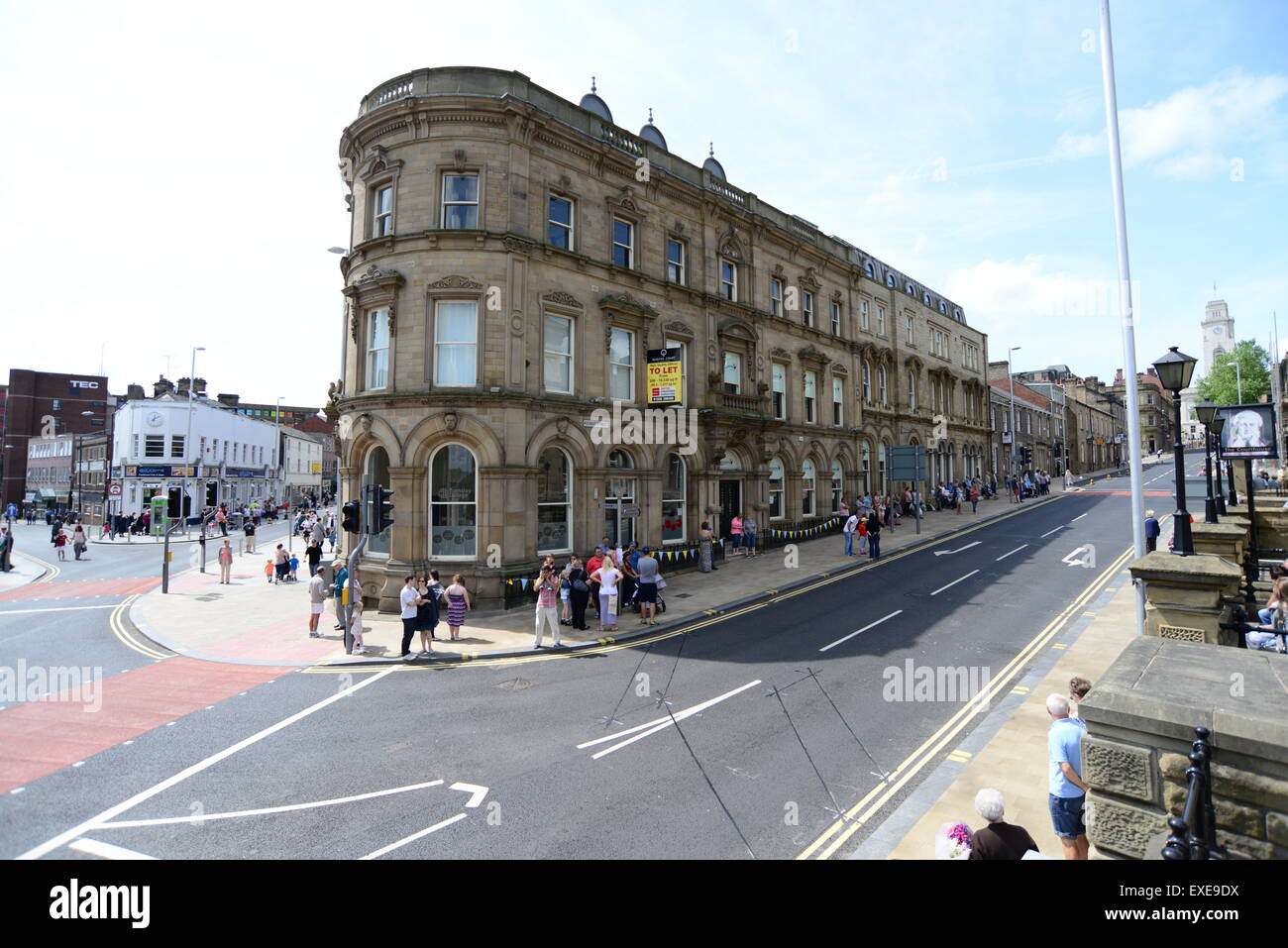 Le bâtiment qui était auparavant l'hôtel Queen's, Barnsley, South Yorkshire, UK. Photo : Scott Bairstow/Alamy Banque D'Images