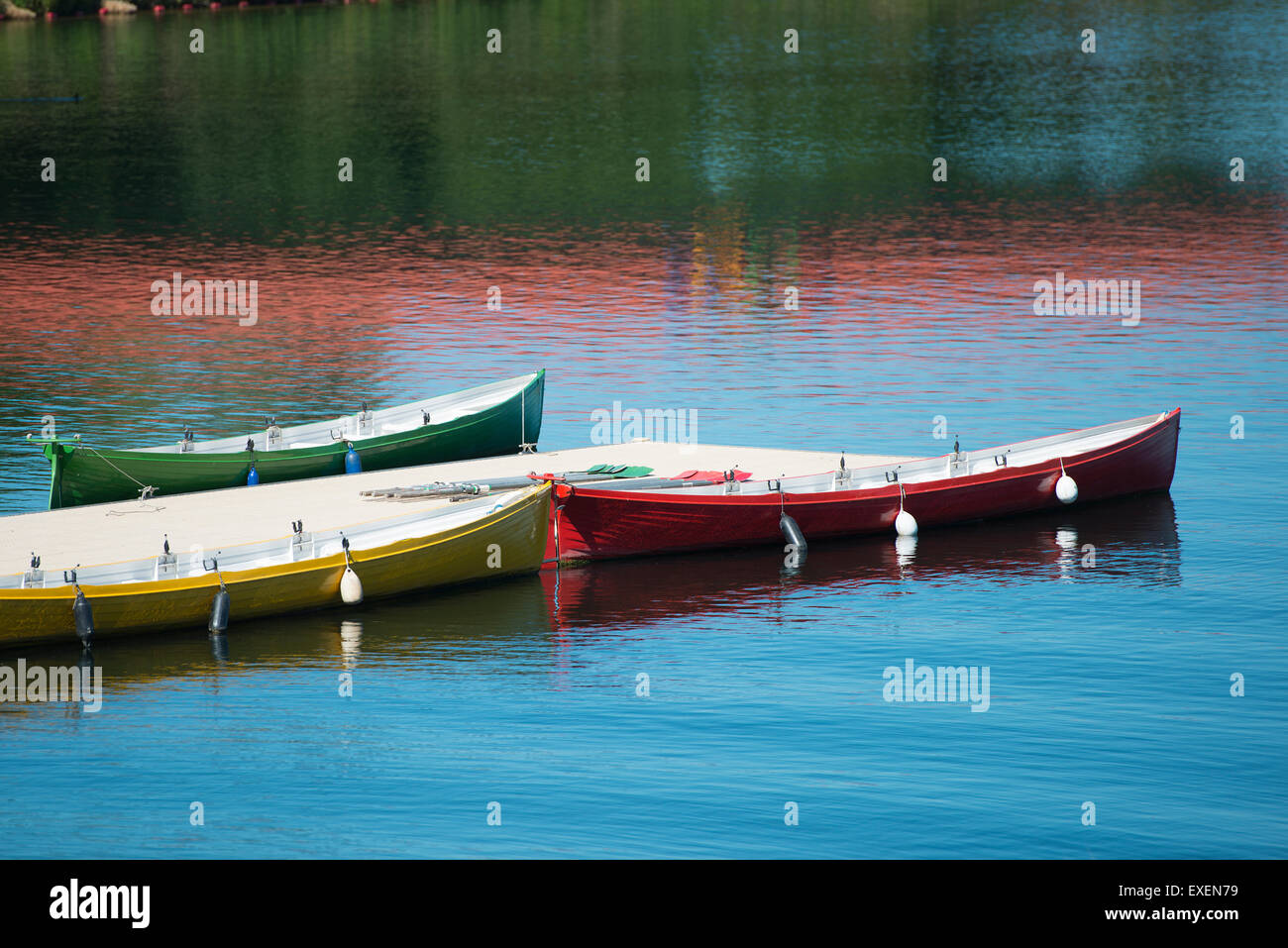 Bateaux à Eton Dorney Banque D'Images