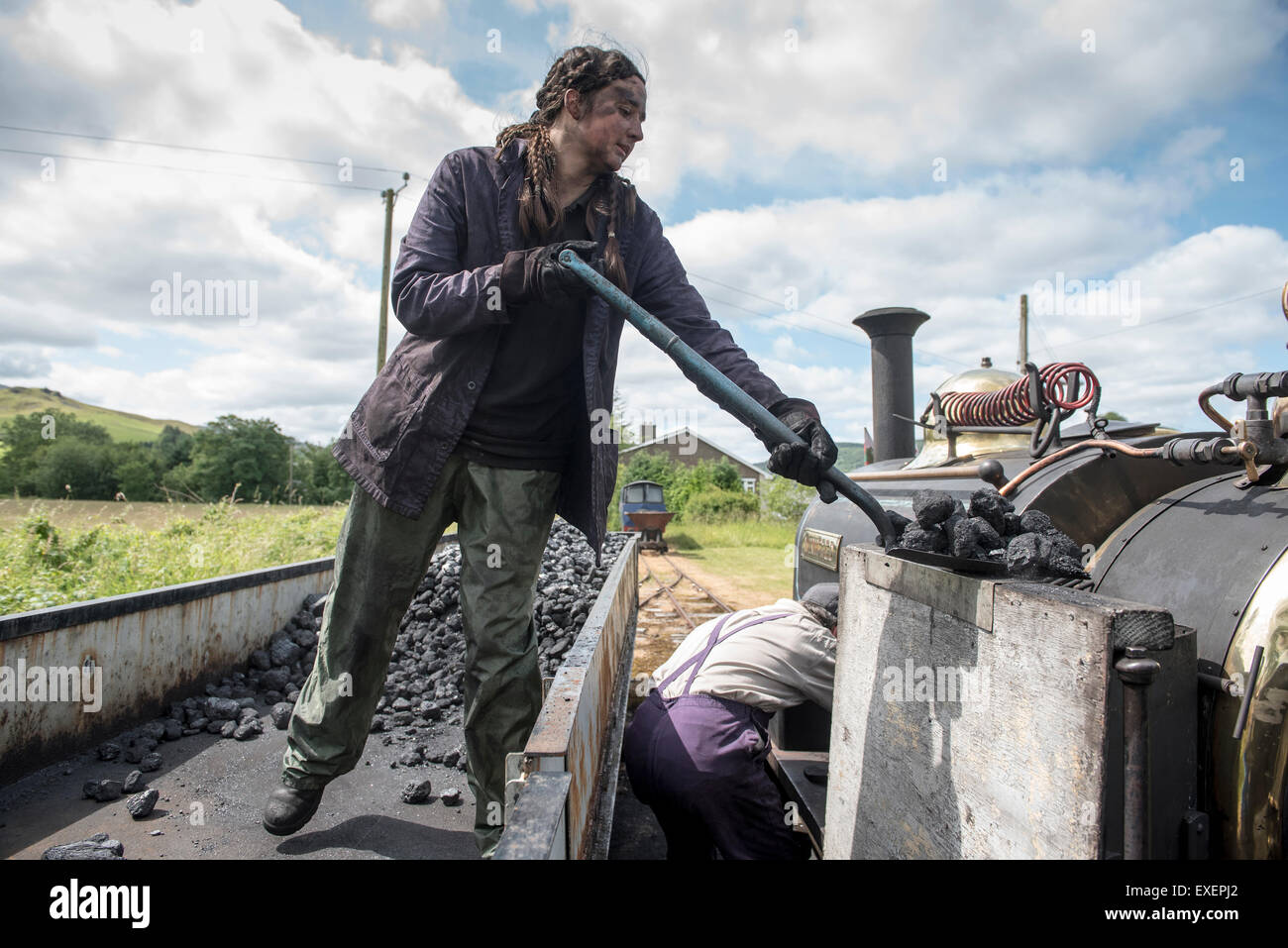 Bala Lake Railway, au Pays de Galles Banque D'Images