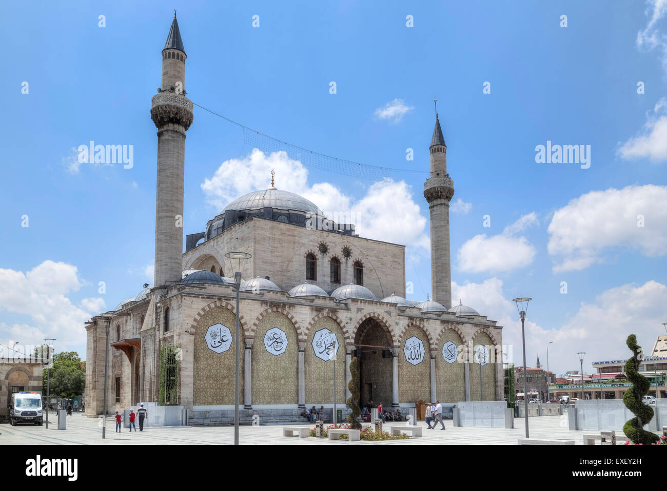 Mosquée Selimiye, Konya, Anatolie centrale, Turquie Banque D'Images