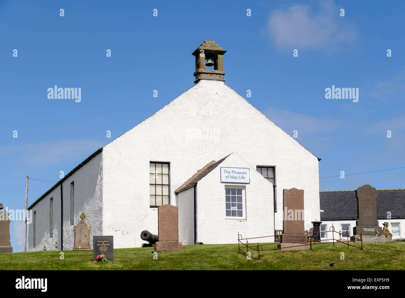 Museum of Islay Life dans l'ancienne chapelle de l'église bâtiment. Port Charlotte Isle of Islay Hébrides intérieures Western Isles Scotland UK Banque D'Images