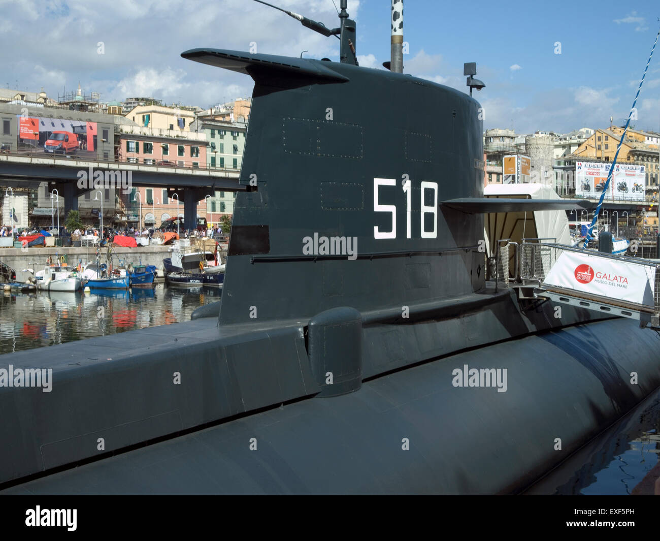 Sousmarin italien Nazario Sauro S518, musée Maritime Galata Italie