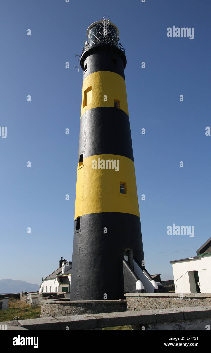 Phare à St John's Point le comté de Down en Irlande du Nord Banque D'Images