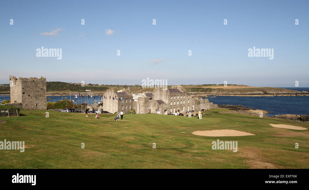 Ardglass Golf Club et cours à Ardglass comté de Down en Irlande du Nord Banque D'Images