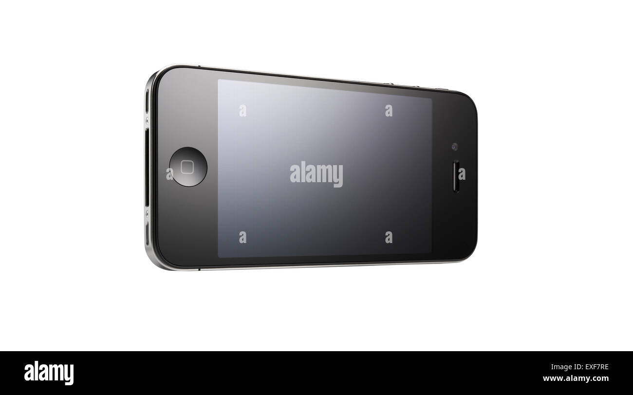 Un coup d'iPhone à un angle intéressant Banque D'Images