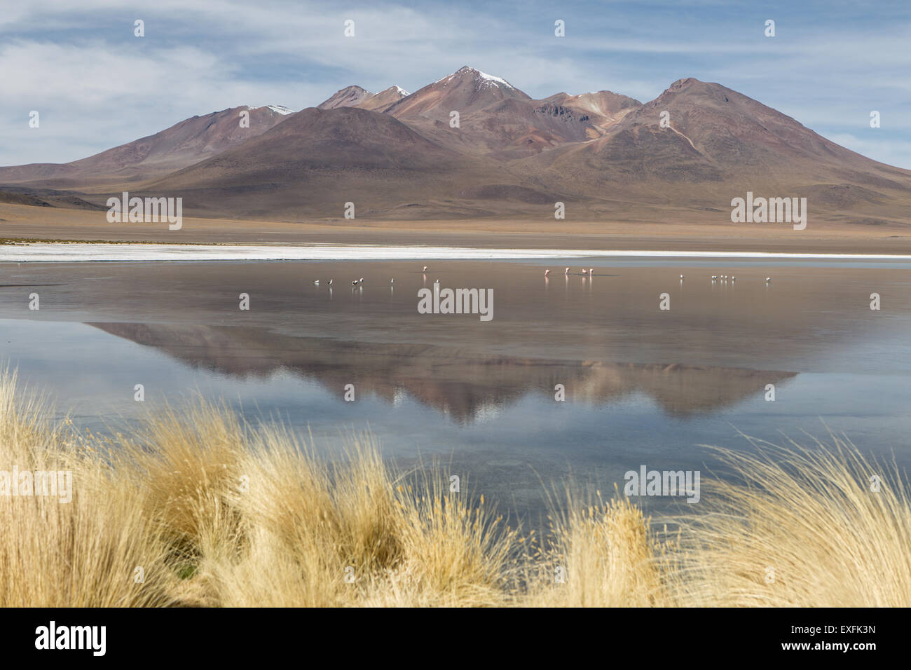 Vue sur laguna canape avec vue sur la montagne Banque D'Images