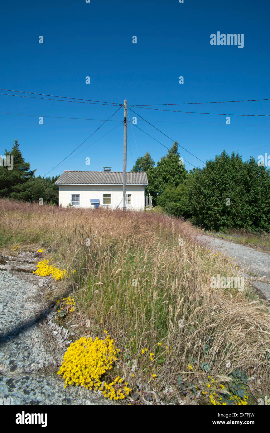 L'île de Haapasaari, l'Est Golfe de Finlande Parc National Banque D'Images