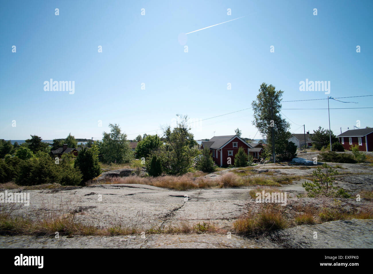 L'île de Haapasaari, l'Est Golfe de Finlande Parc National Banque D'Images