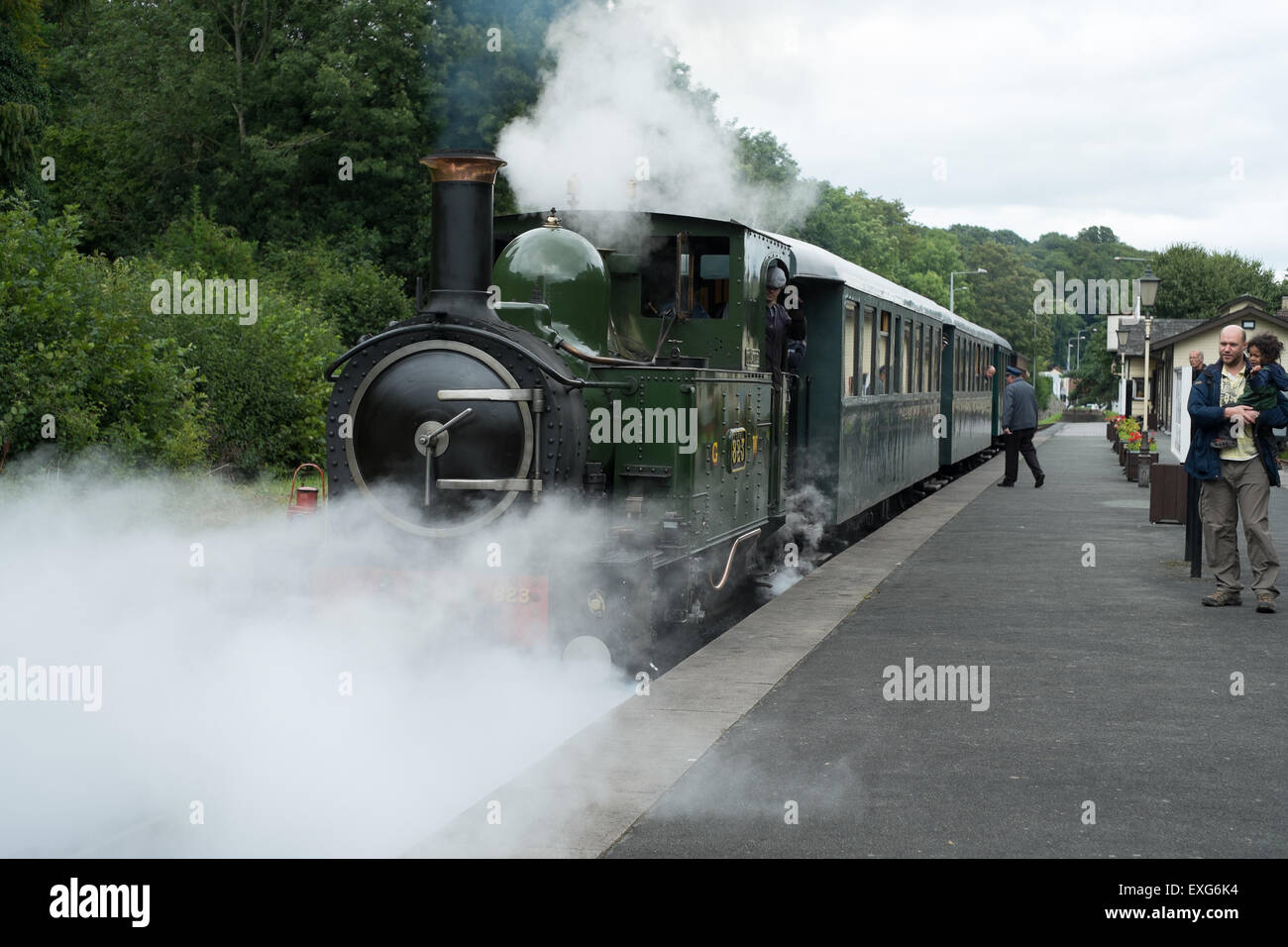 0-6-0T 823 Comtesse Welshpool & llanfair light railway Banque D'Images