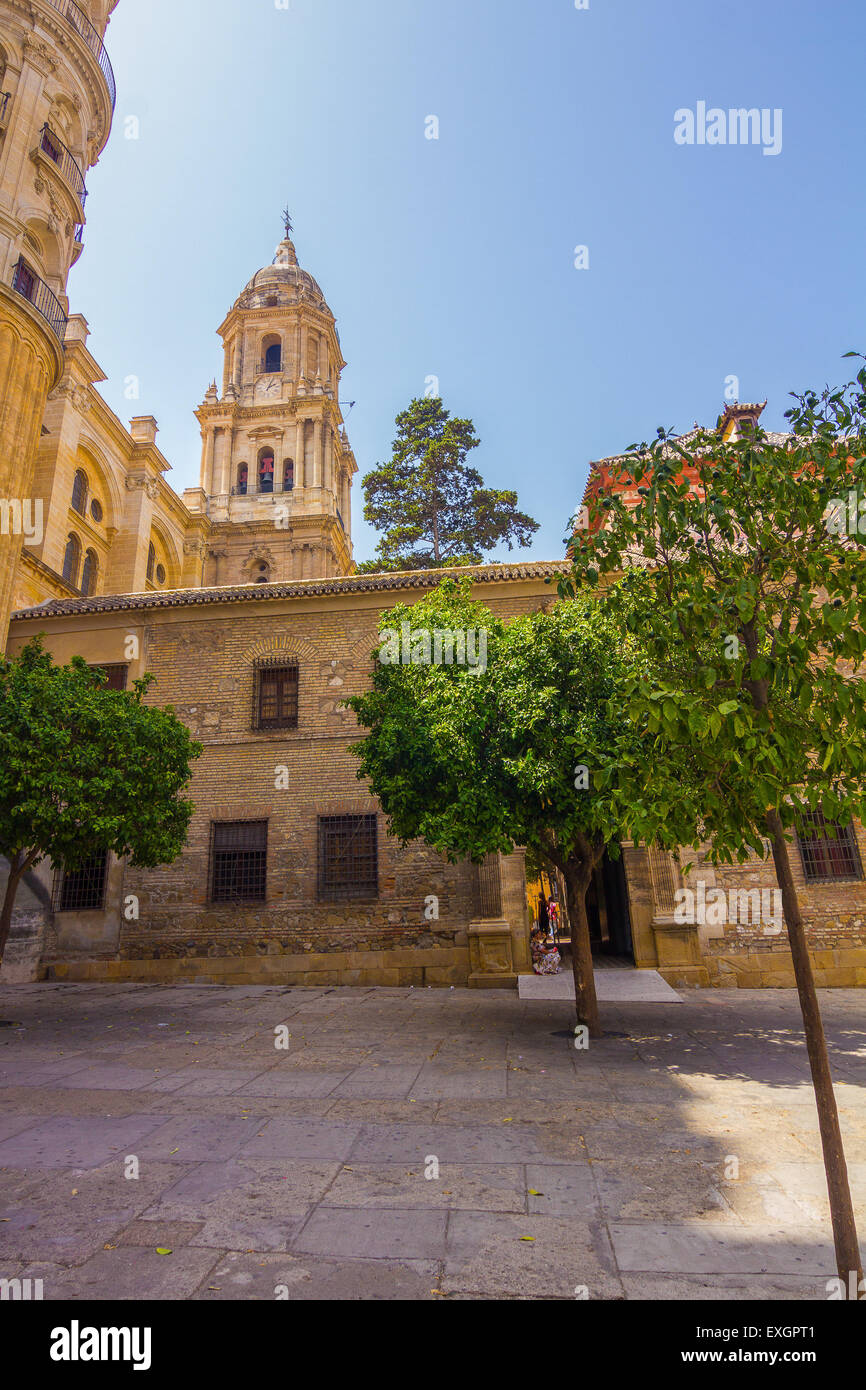 Cathédrale de l'Incarnation à Malaga, Espagne Banque D'Images