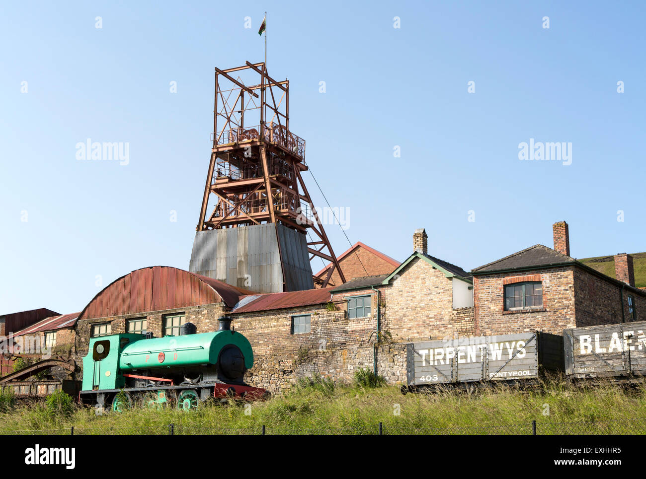 Big Pit National Coal Museum, Blaenavon, Torfaen, Monmouthshire, South Wales, UK Banque D'Images