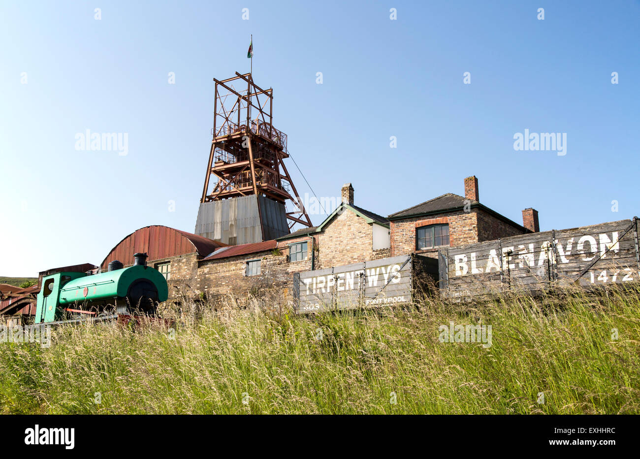 Big Pit National Coal Museum, Blaenavon, Torfaen, Monmouthshire, South Wales, UK Banque D'Images