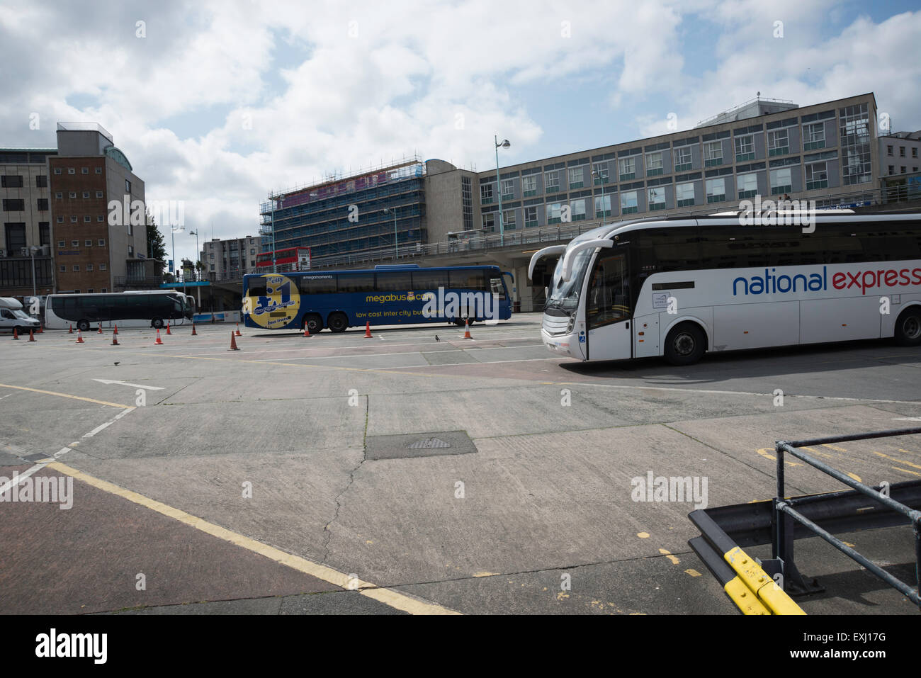 La station de bus et autocars Bretonside Plymouth Banque D'Images