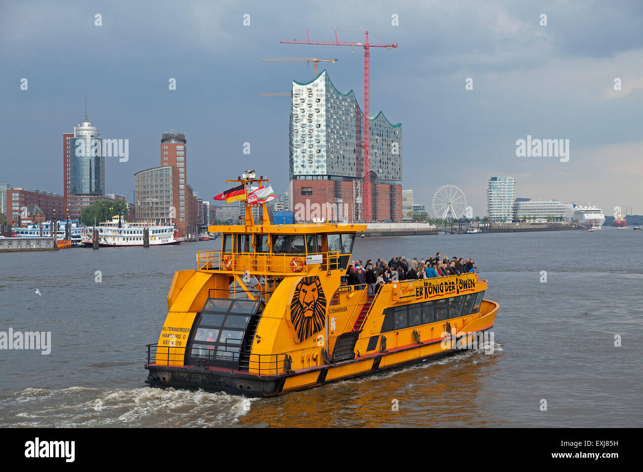 Elbe Philharmonic Hall, Harbour City, Hambourg, Allemagne Banque D'Images