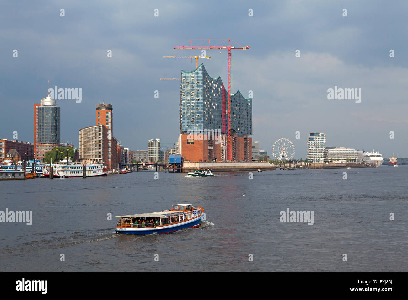 Elbe Philharmonic Hall, Harbour City, Hambourg, Allemagne Banque D'Images