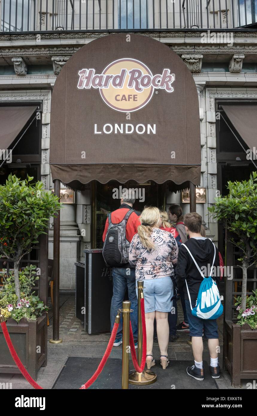 Hard Rock Café de Londres Banque D'Images