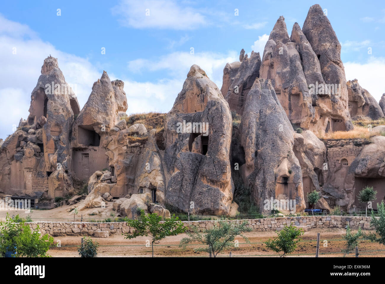 Goereme, Cappadoce, Anatolie, Turquie Banque D'Images