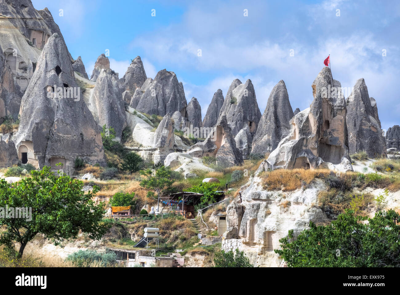 Goereme, Cappadoce, Anatolie, Turquie Banque D'Images
