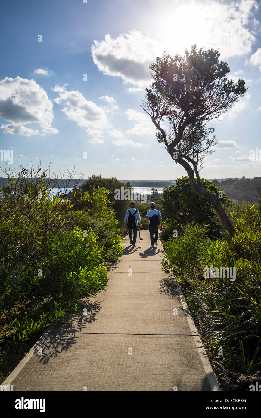 Watson Bay, l'écart Bluff, Sydney Harbour National Park, Sydney, Australie Banque D'Images