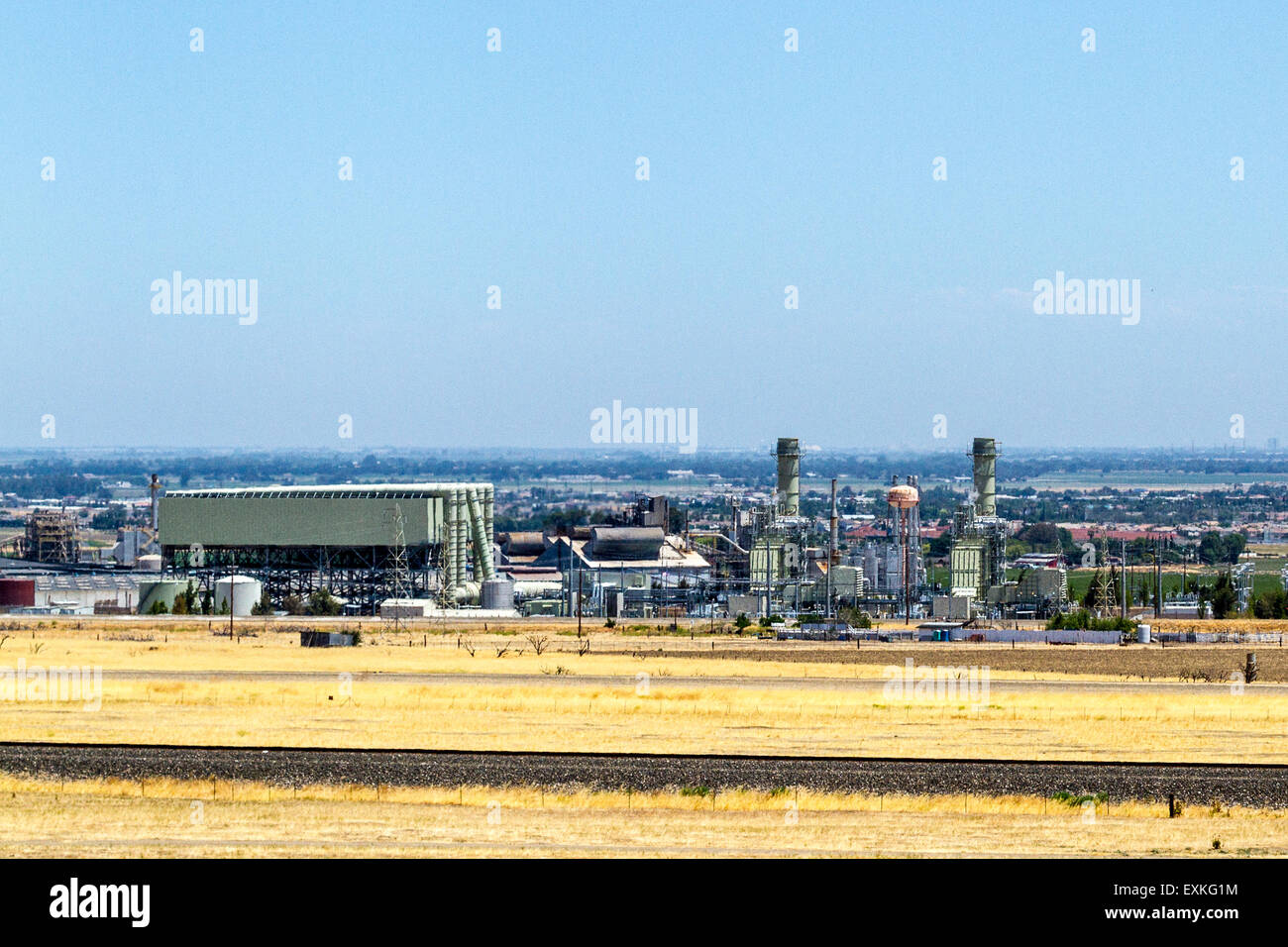 L'usine de verre Owens Illinois Tracy en Californie Banque D'Images