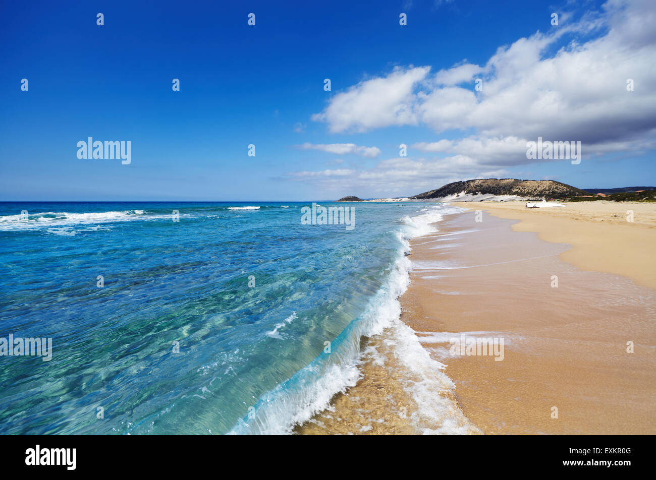 Golden Beach la meilleure plage de Chypre, la péninsule de Karpas, Chypre du Nord Banque D'Images