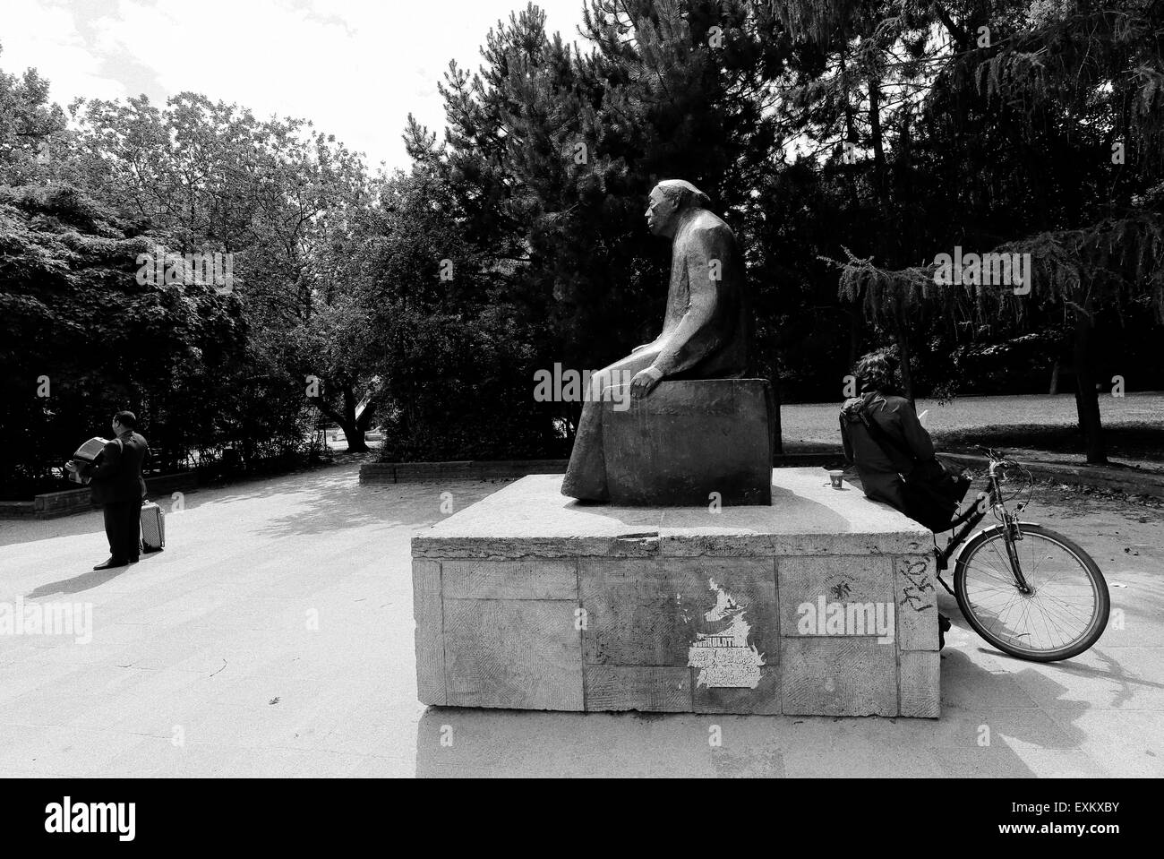 Statue de Käthe Kollwitz Berlin Banque D'Images