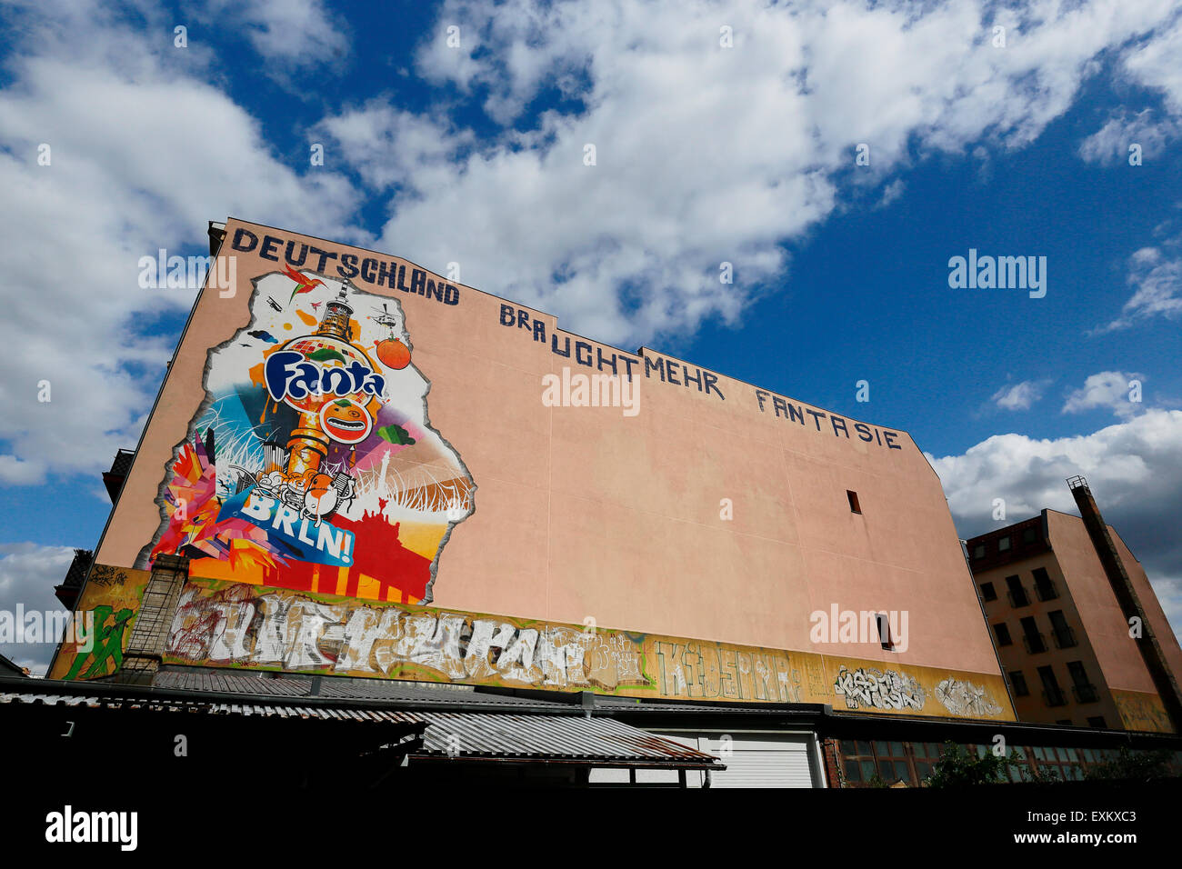 Street Art Berlin Banque D'Images