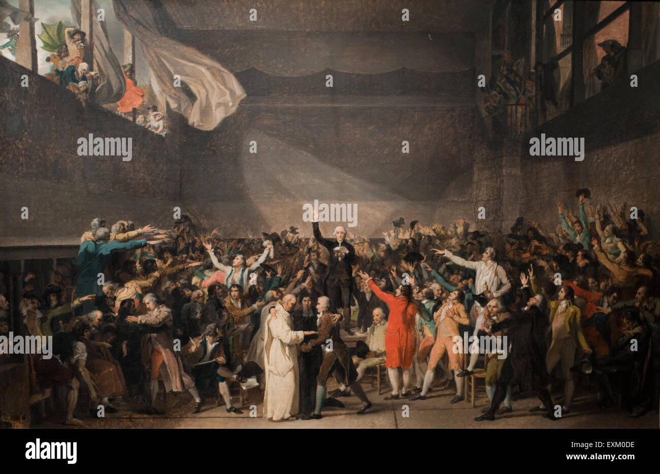 Jacques-Louis David le serment du jeu de Paume Musée Carnavalet - Paris Banque D'Images