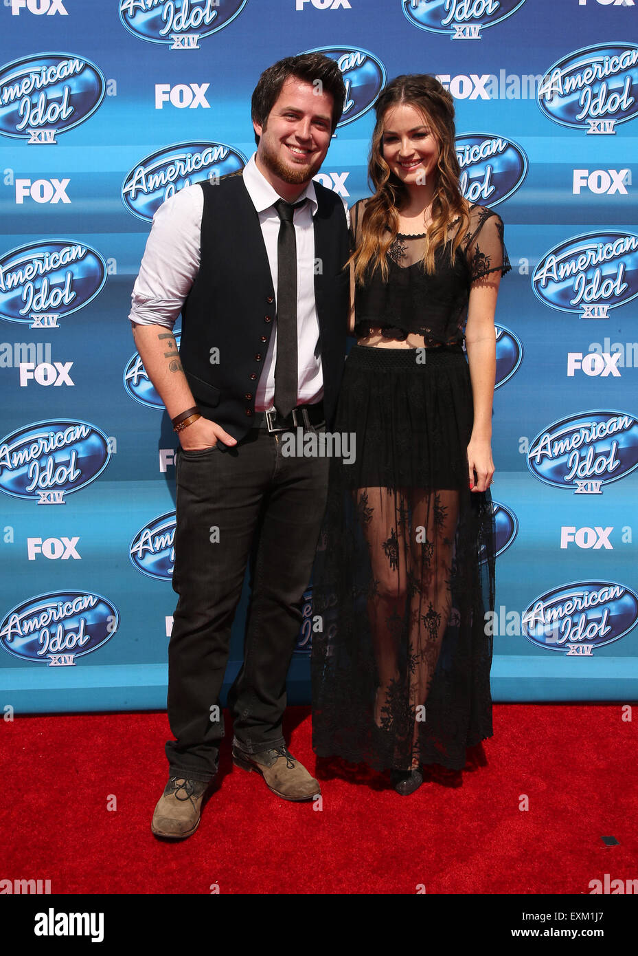 2015 American Idol XIV Grande Finale au Théâtre Dolby - Arrivées en vedette : Jonna Walsh, 2 BE 3 Où : Los Angeles, California, United States Quand : 13 mai 2015 Banque D'Images