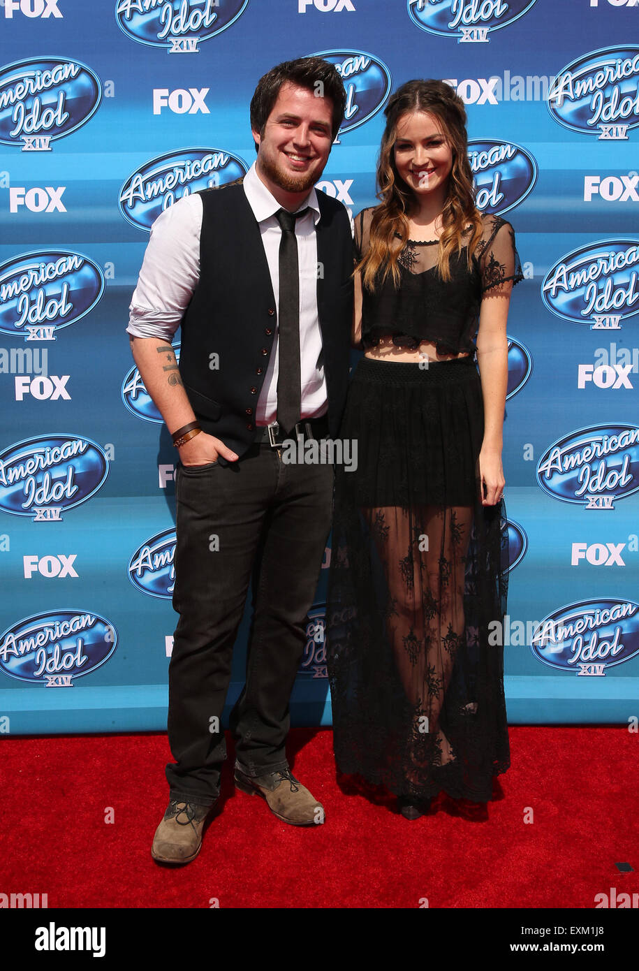 2015 American Idol XIV Grande Finale au Théâtre Dolby - Arrivées en vedette : Jonna Walsh, 2 BE 3 Où : Los Angeles, California, United States Quand : 13 mai 2015 Banque D'Images