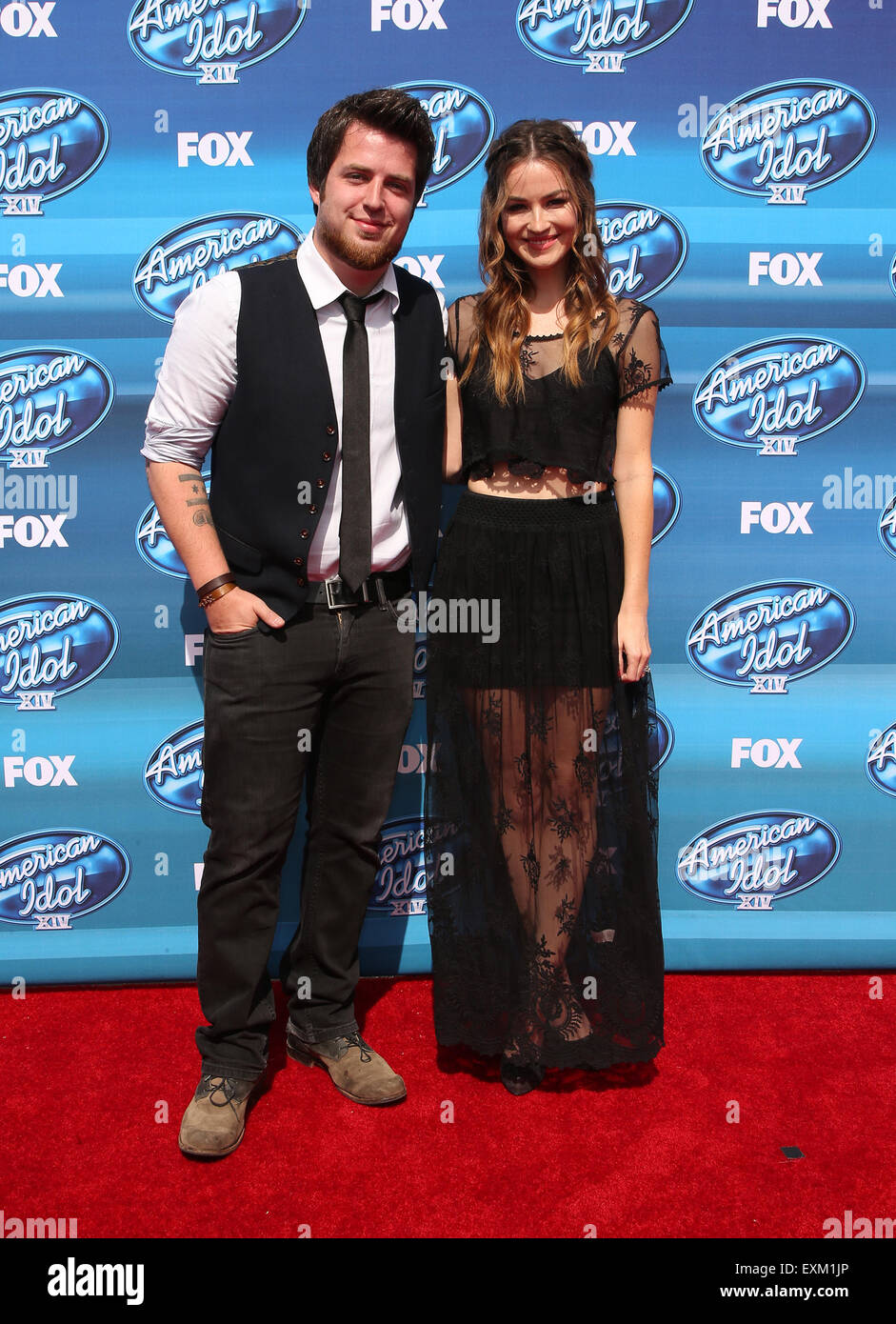 2015 American Idol XIV Grande Finale au Théâtre Dolby - Arrivées en vedette : Jonna Walsh, 2 BE 3 Où : Los Angeles, California, United States Quand : 13 mai 2015 Banque D'Images