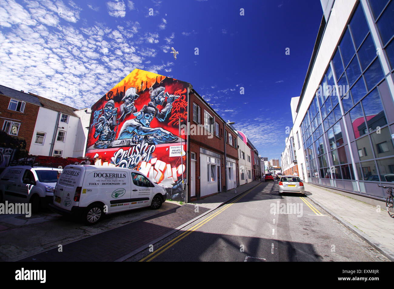 Graffiti Brighton Banque D'Images