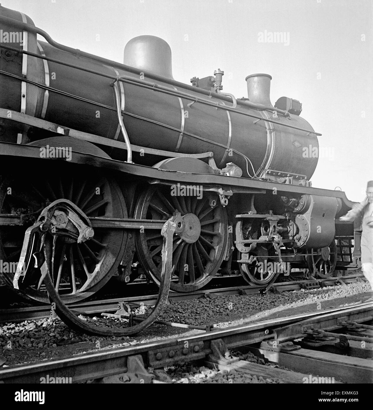 Train Mumbai Pune où le Mahatma Gandhi a eu un accident ; 1945 ; Banque D'Images