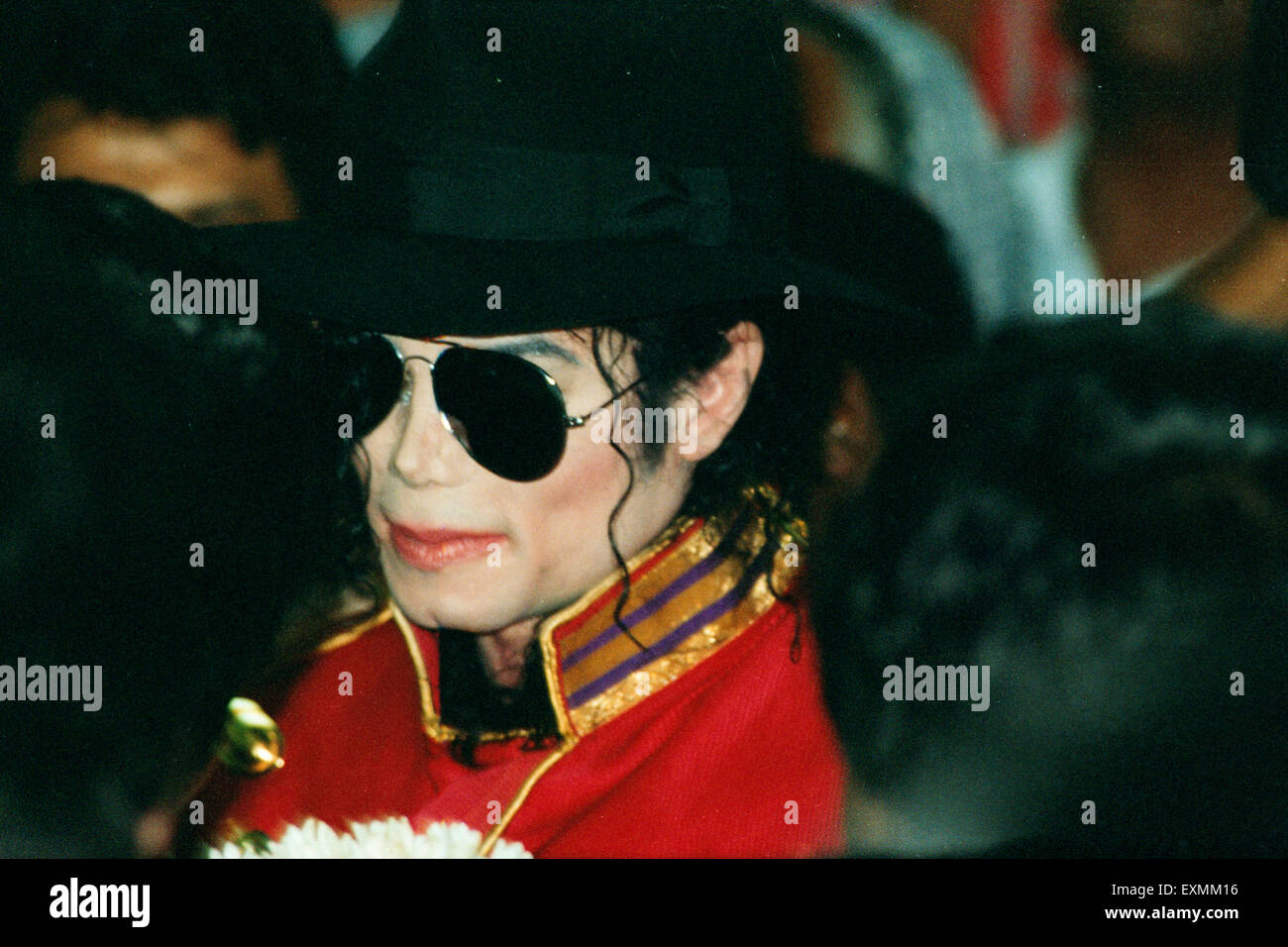 Michael Joseph Jackson était un chanteur américain, un auteur-compositeur, un producteur de disques, un danseur et un acteur, Appelé le roi de la pop, Banque D'Images