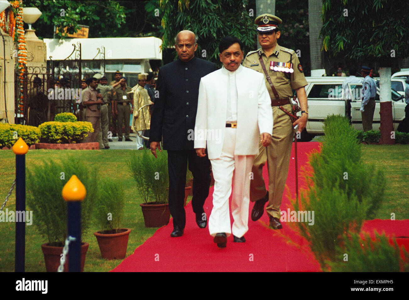Narayan Rane, politicien indien et ancien ministre en chef, jour de l'indépendance, Bombay, Mumbai, Maharashtra, Inde, Asie Banque D'Images