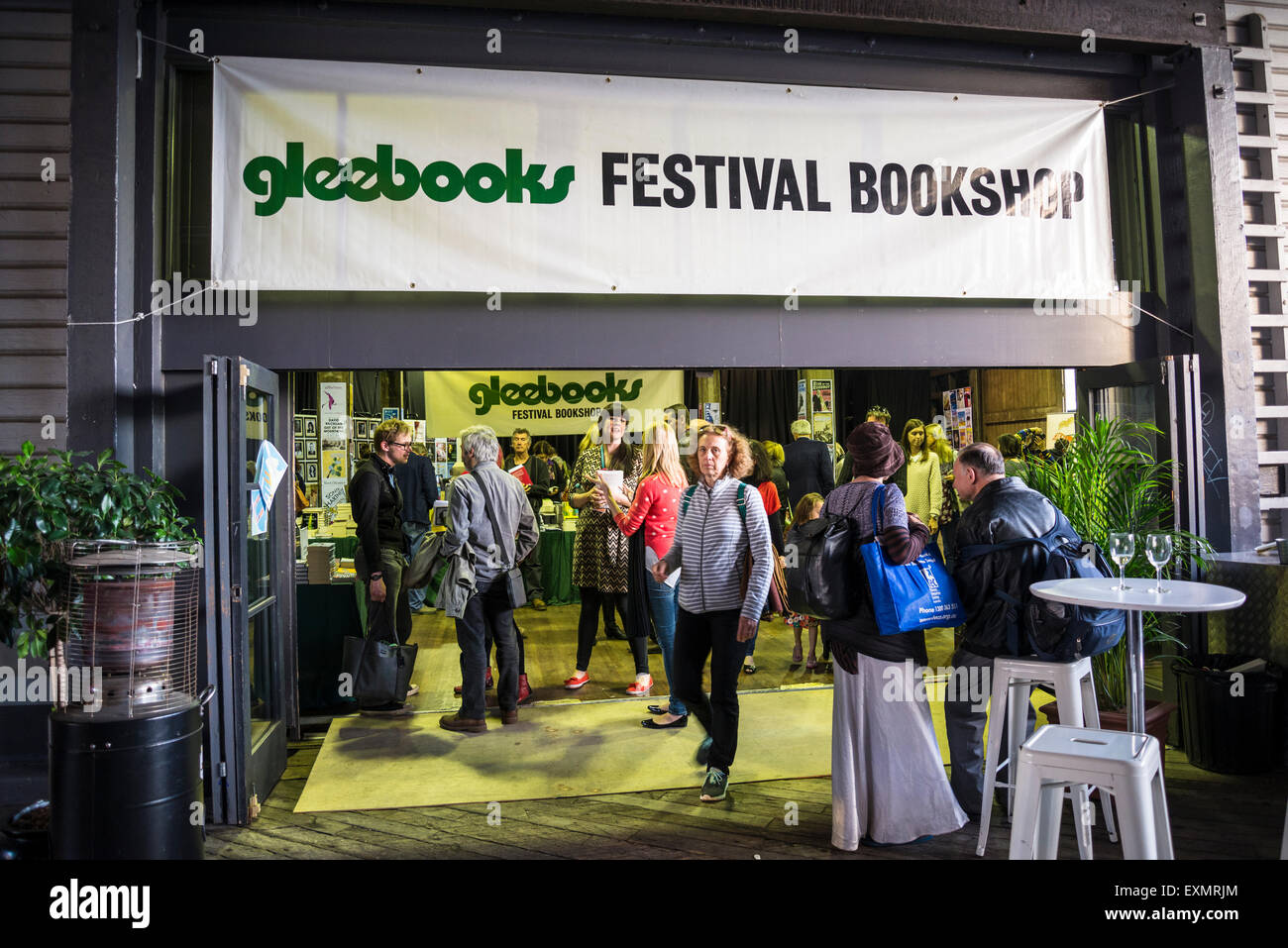 Sydney Writers' Festival, Walsh Bay, Gleeb Books, Librairie du Festival, Sydney, Australie Banque D'Images