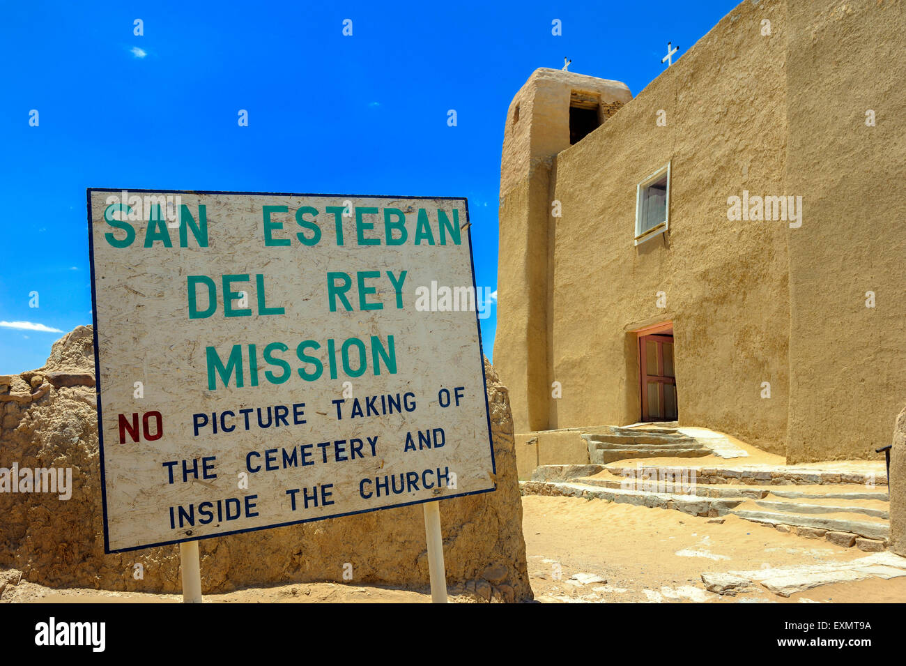 San Estevan del Rey Mission Church. Le Nouveau Mexique. USA Banque D'Images