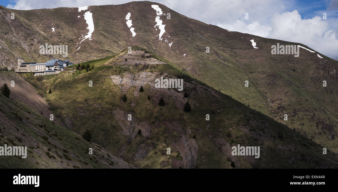 Sanctuaire de Notre-Dame de la Salette, Alpes Françaises. Banque D'Images