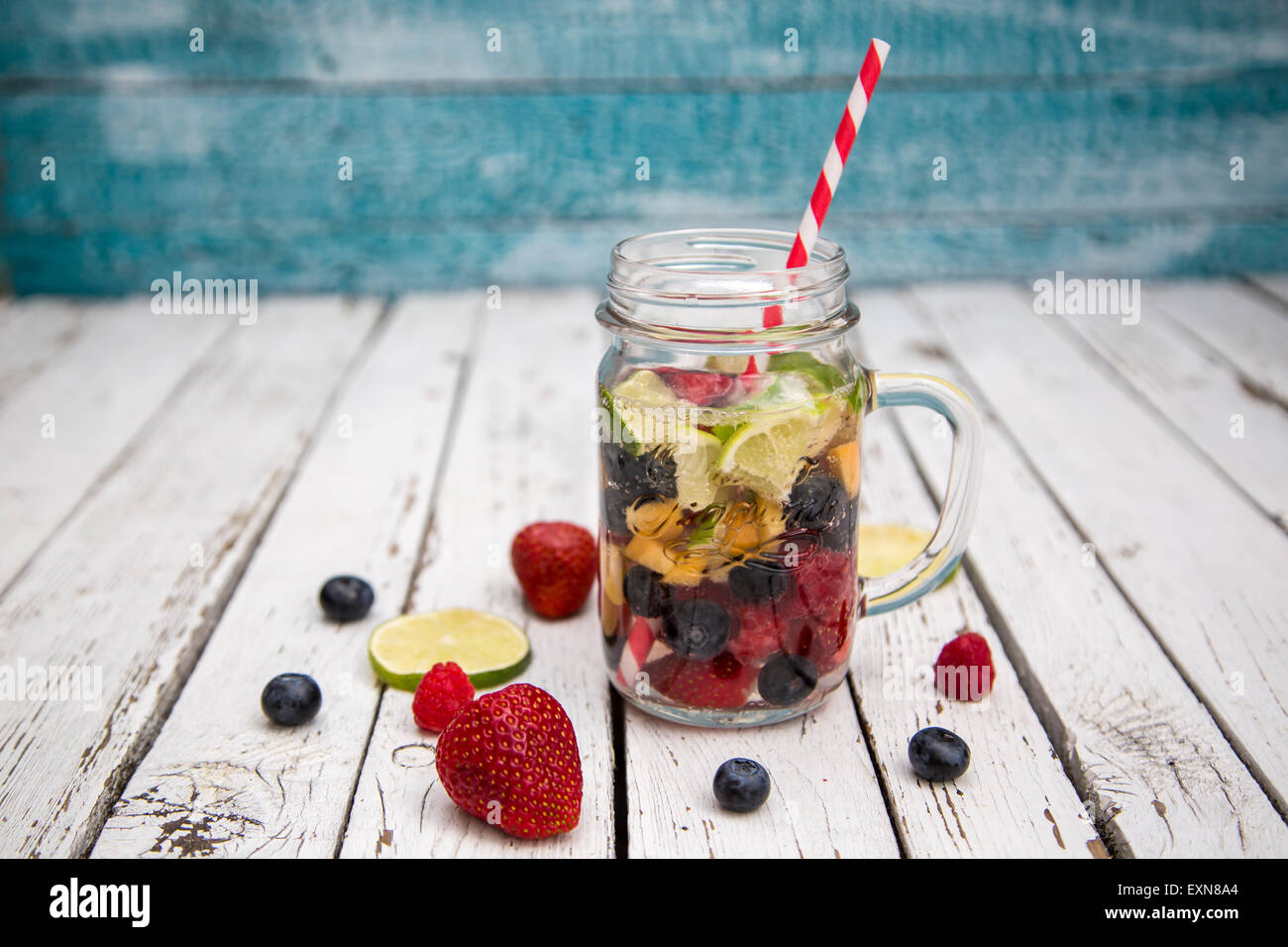 Mixed Fruit Lemonade Banque D'Images