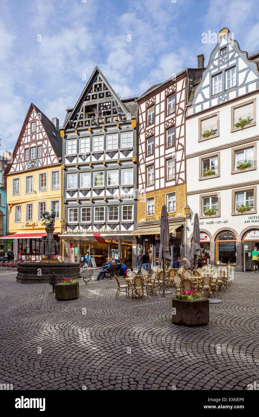 Cochem, Rhénanie-Palatinat, Allemagne, Europe Banque D'Images